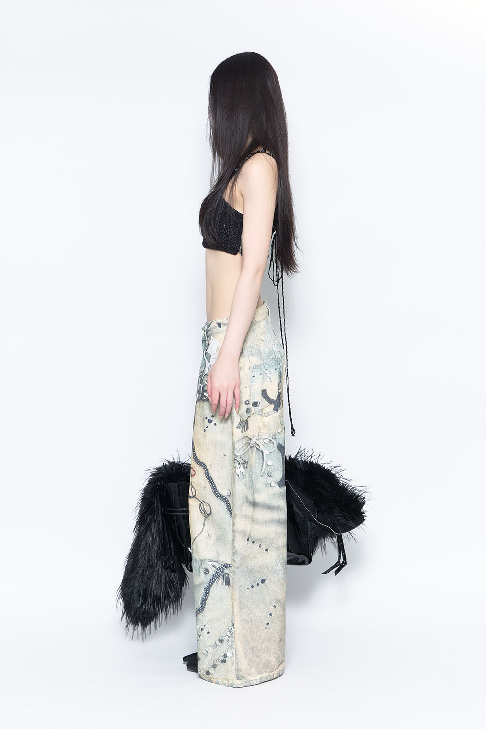 THEREDTHREAD / ザレッドスレッド】S print denim1 toys