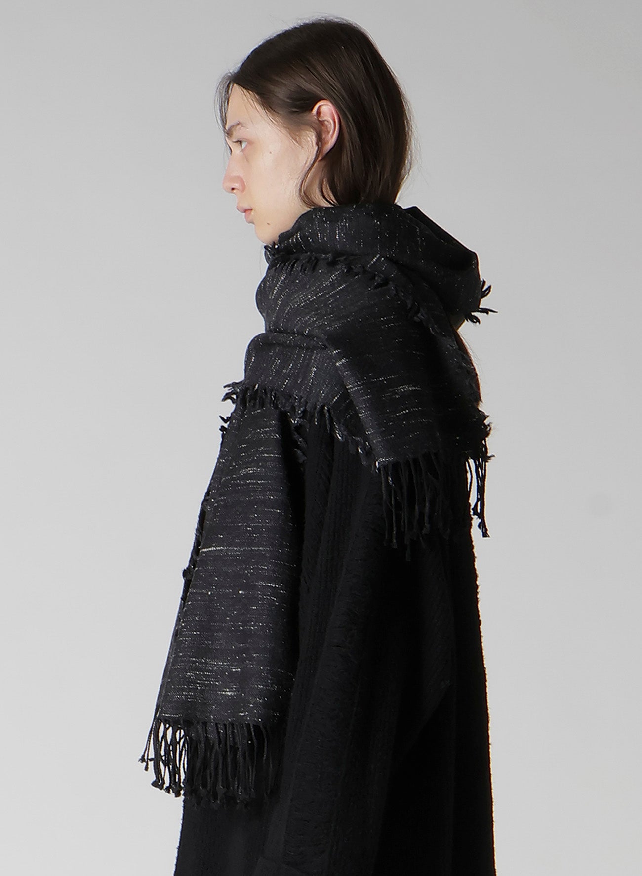 W/DIAMOND JQ YAK WOOL SCARF – THE SHOP YOHJI YAMAMOTO