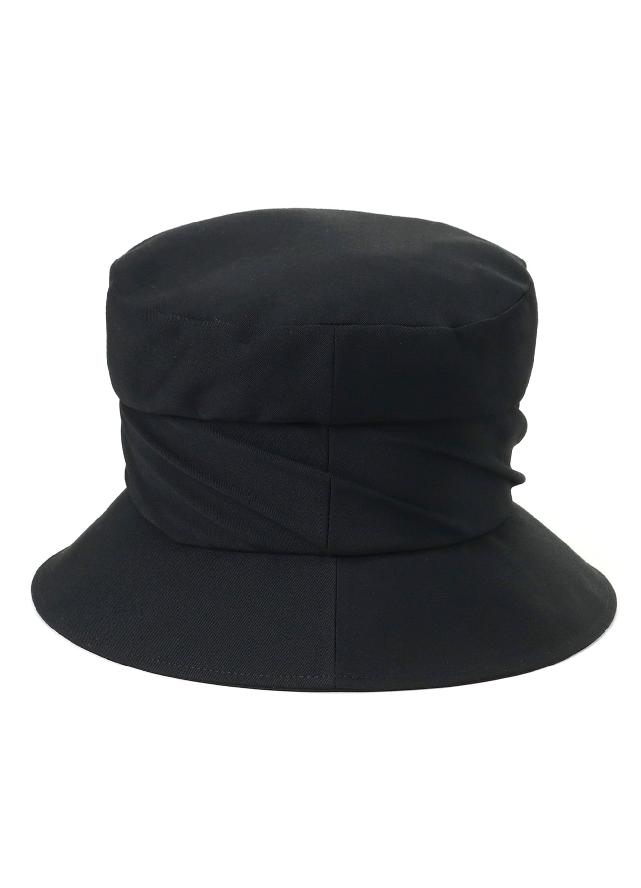 GABARDINE TWISTED CROWN HAT(S Black): Vintage｜Special Price｜THE