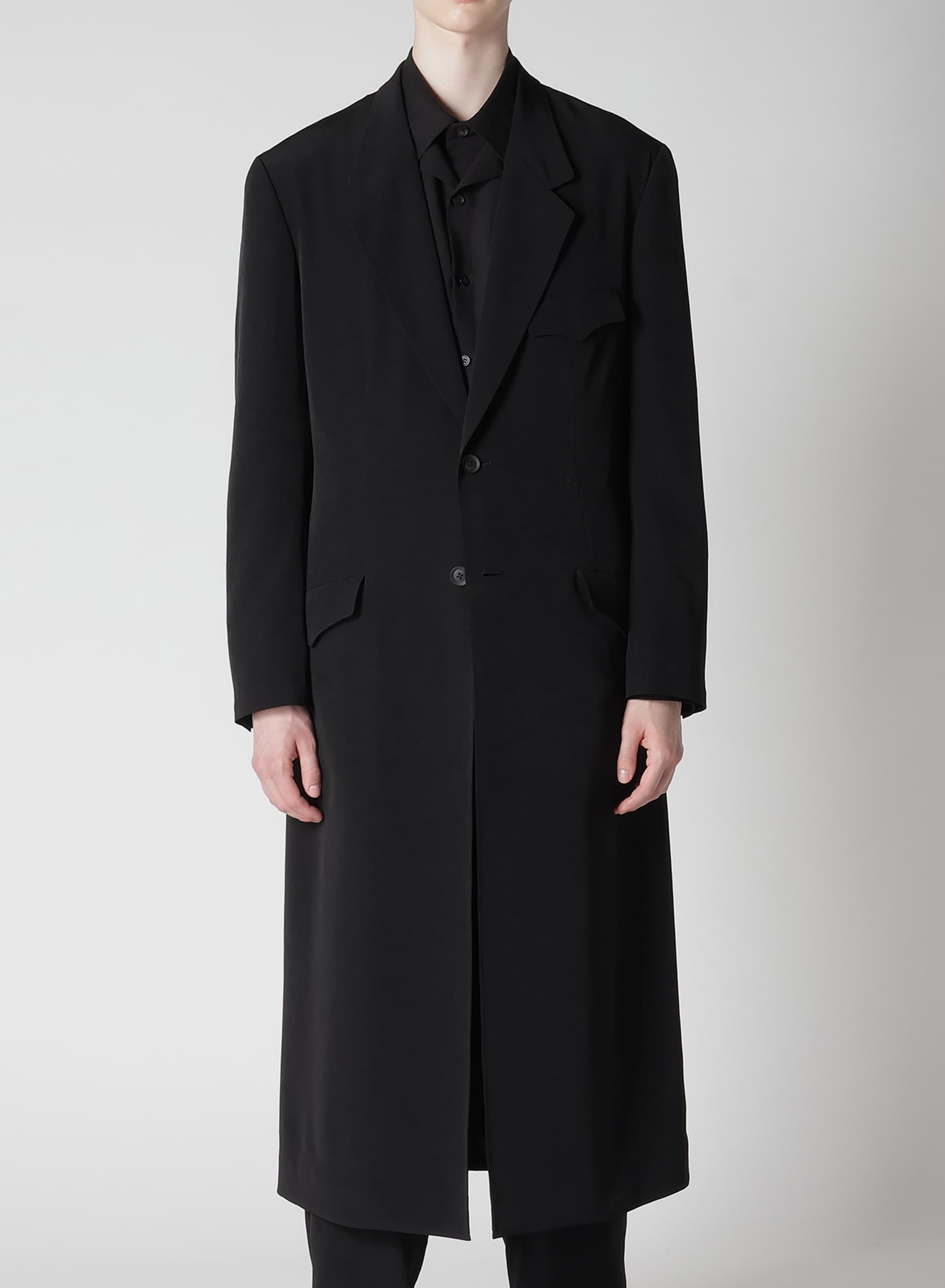 TA TUXEDO BACK FLARE LONG JACKET(S BLACK): Vintage｜Special Price