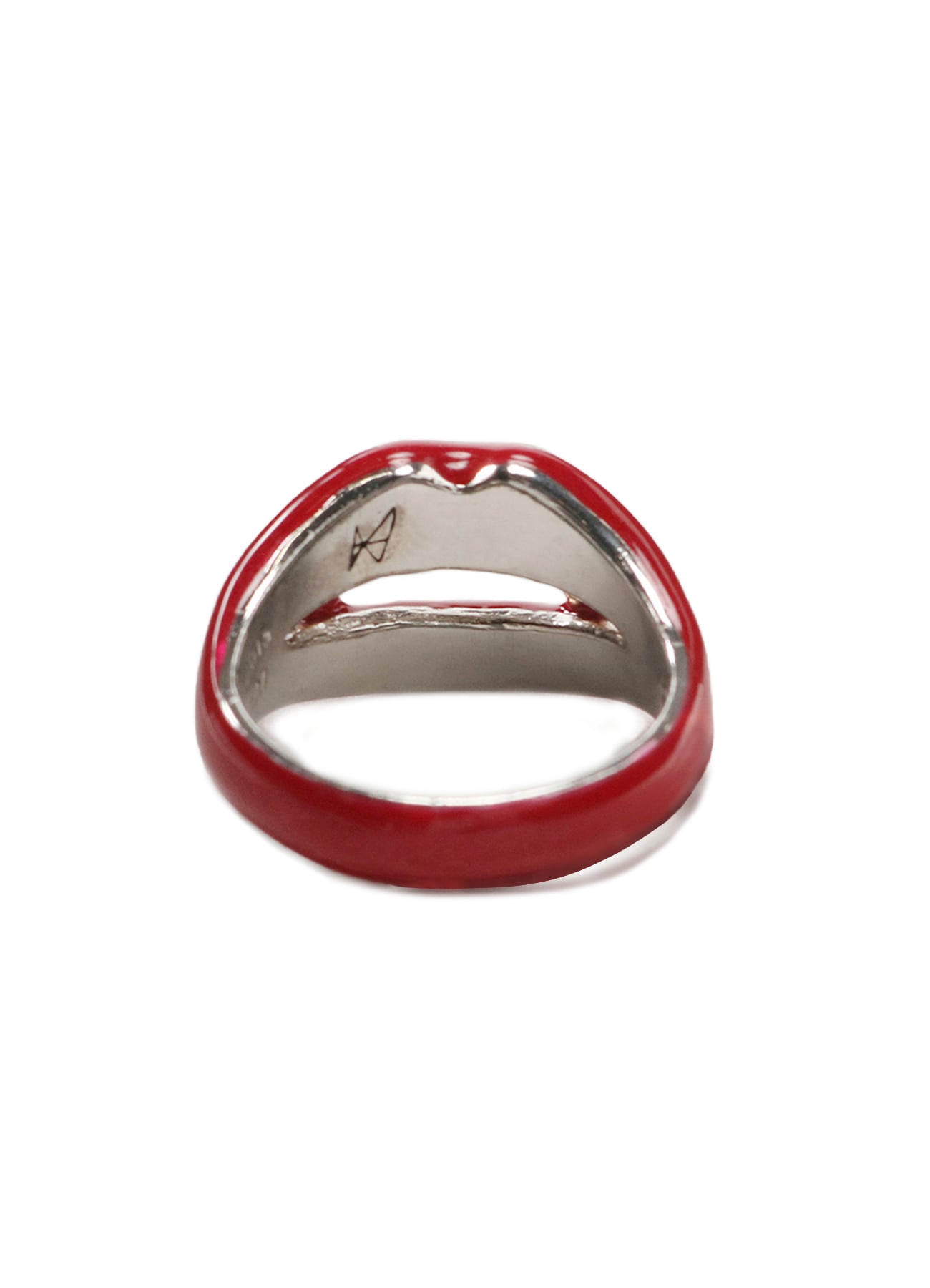 SILVER 950 VAMPIRE FANG RING ROUGE(11号 Red): GOTHIC YOHJI