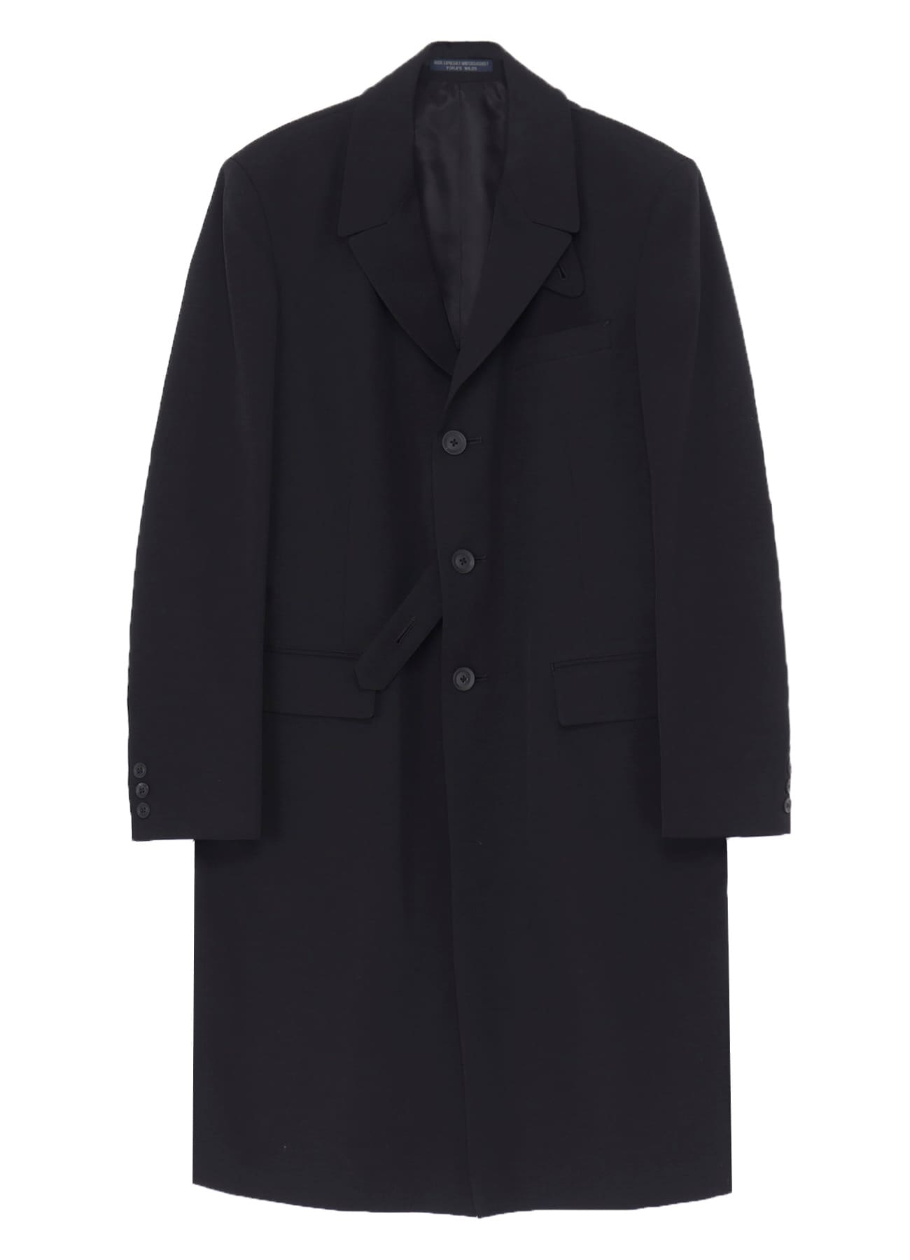 REGULATION GABARDINE DOCTOR'S JACKET(S Black): Yohji Yamamoto POUR