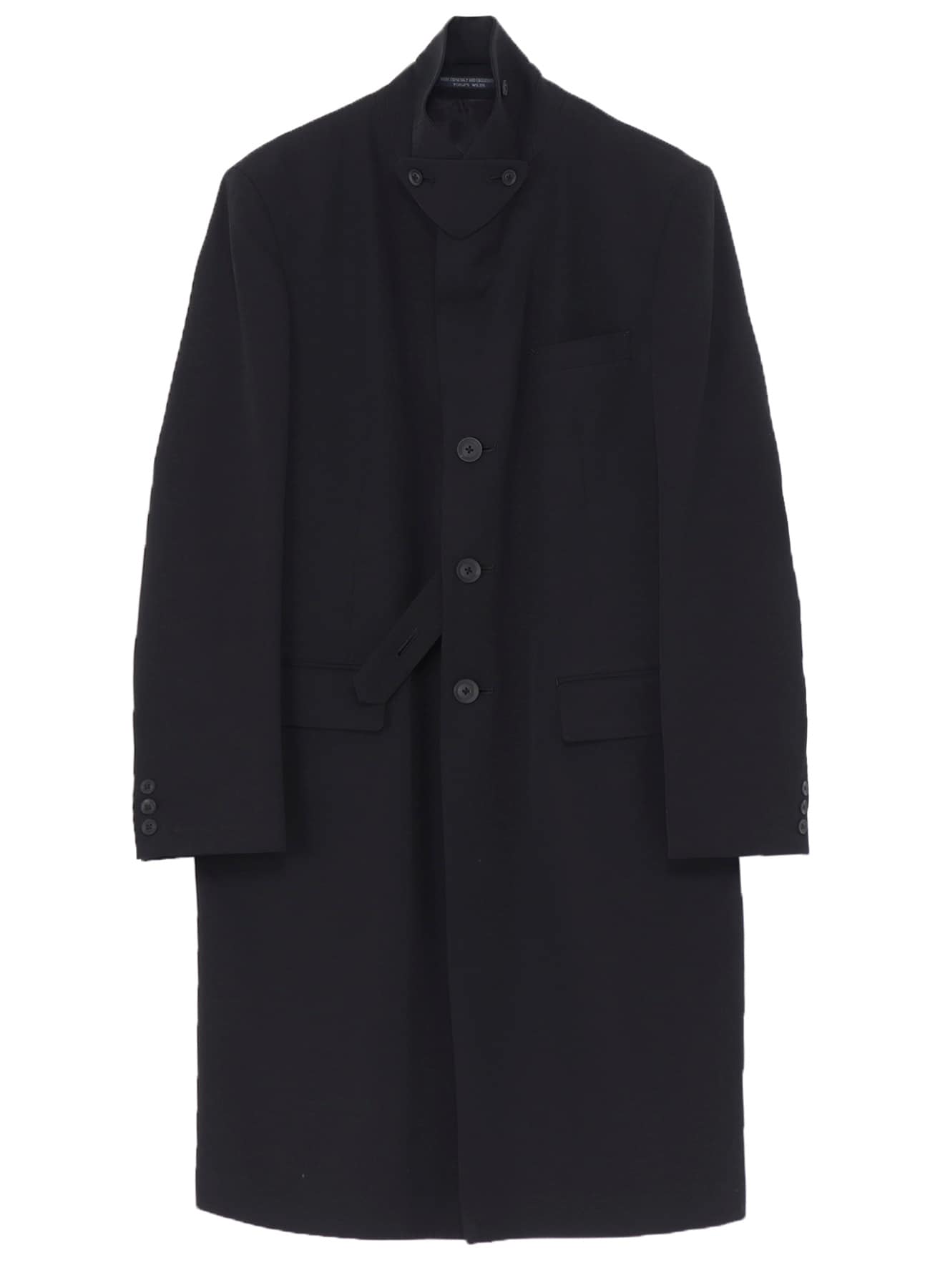 REGULATION GABARDINE DOCTOR'S JACKET(S Black): Yohji Yamamoto POUR