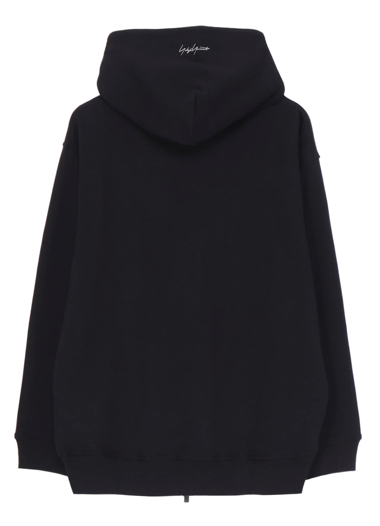 30/10 FRENCH TERRY LOGO HOODIE(M Black): Yohji Yamamoto POUR HOMME