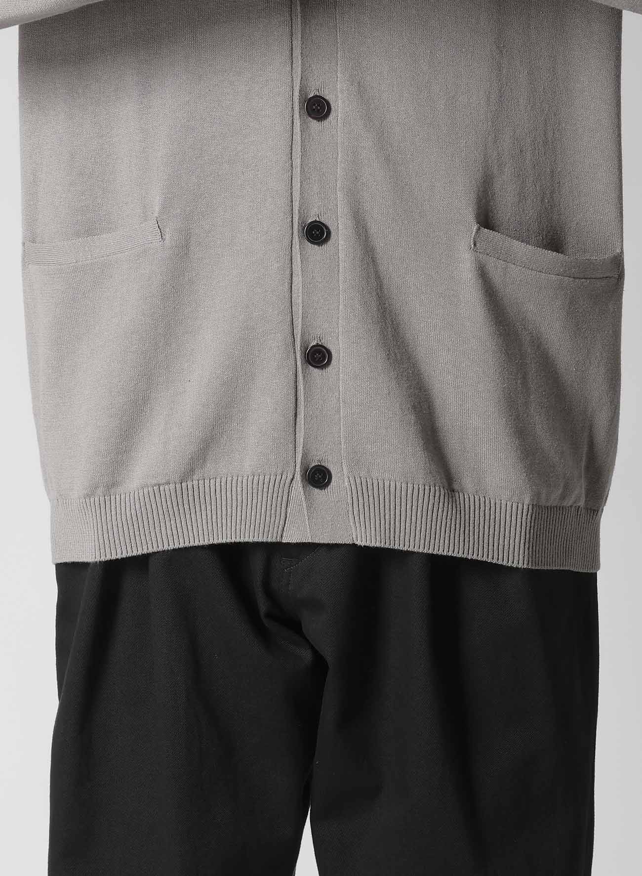 Y's for men INTERSIA LOGO CARDIGAN(FREE SIZE Gray): Soldes｜THE