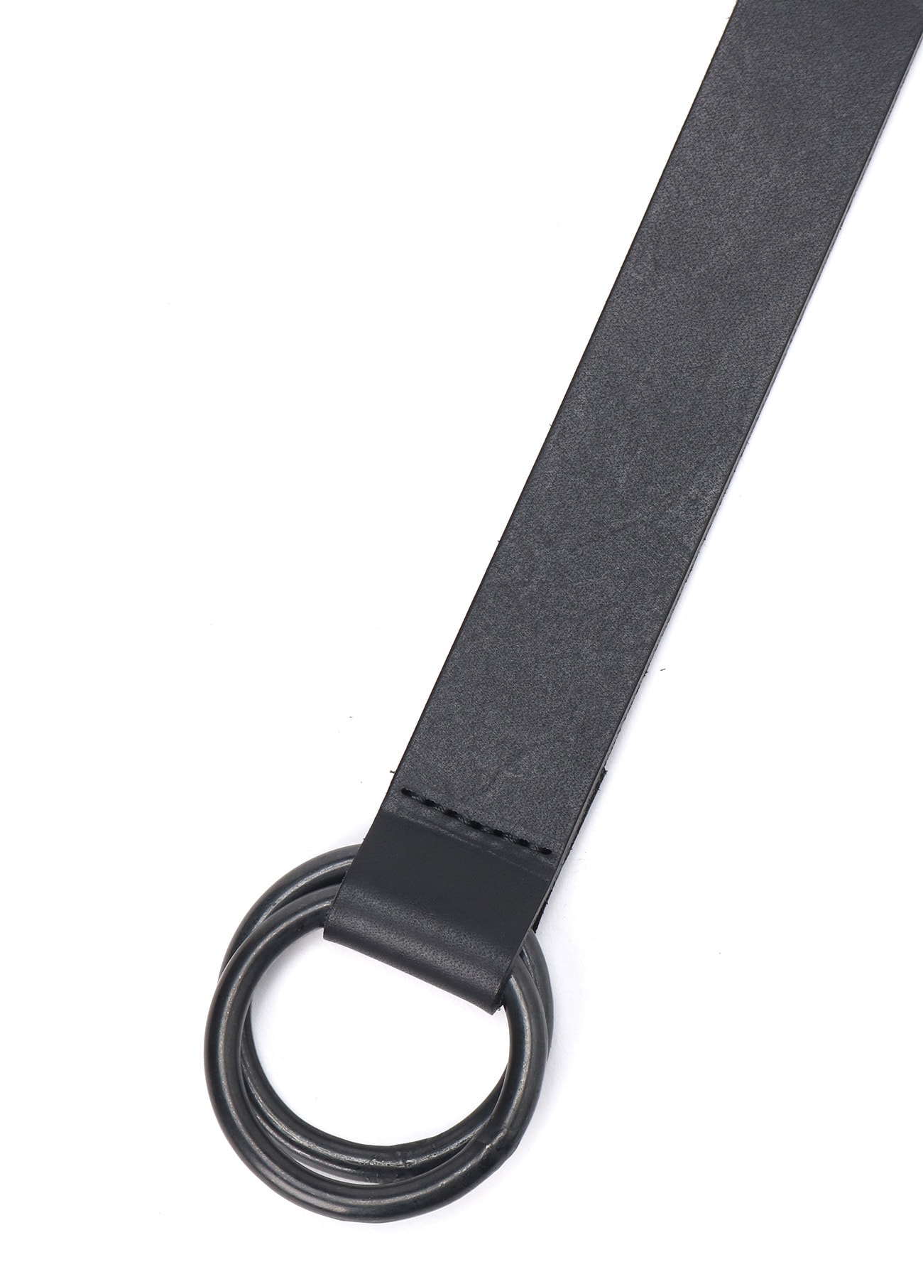 COW LEATHER25MM LONG RING BELT(FREE SIZE Black): S'YTE｜THE SHOP