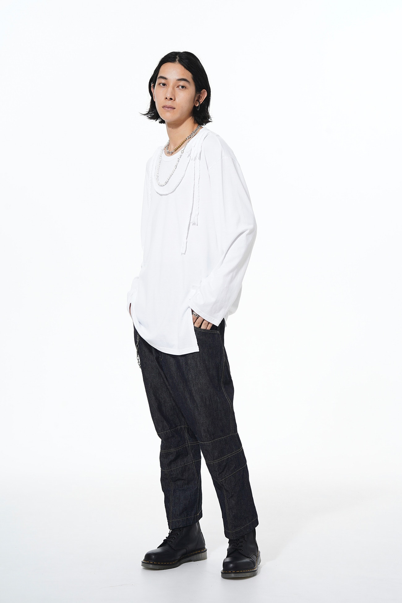 40/2 JERSEY BRAIDED T-SHIRT(M White): S'YTE｜THE SHOP YOHJI YAMAMOTO