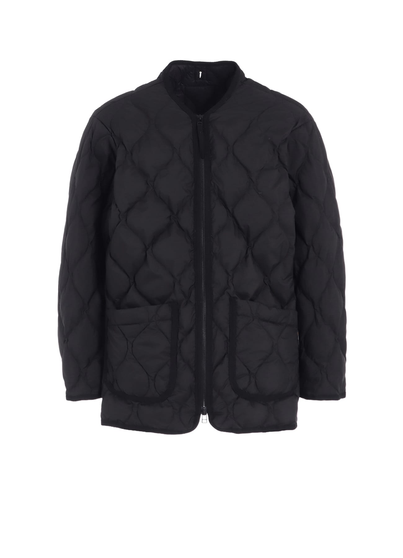 S'YTE X TAION HOODED COAT WITH QUILTED DOWN LINER(S Black): S'YTE