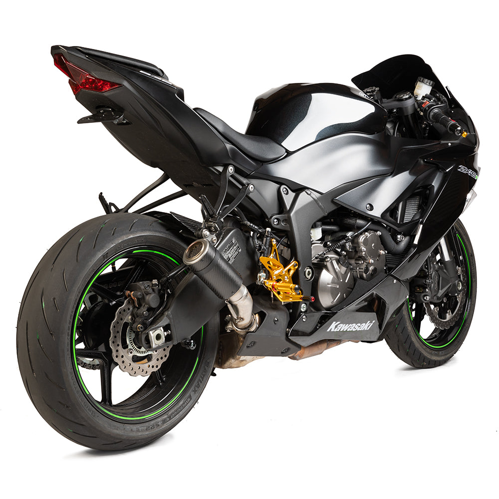 Hotbodies 13-25 ZX-6R Cat-Back Slip-on Exhaust – The Sic Shop LLC