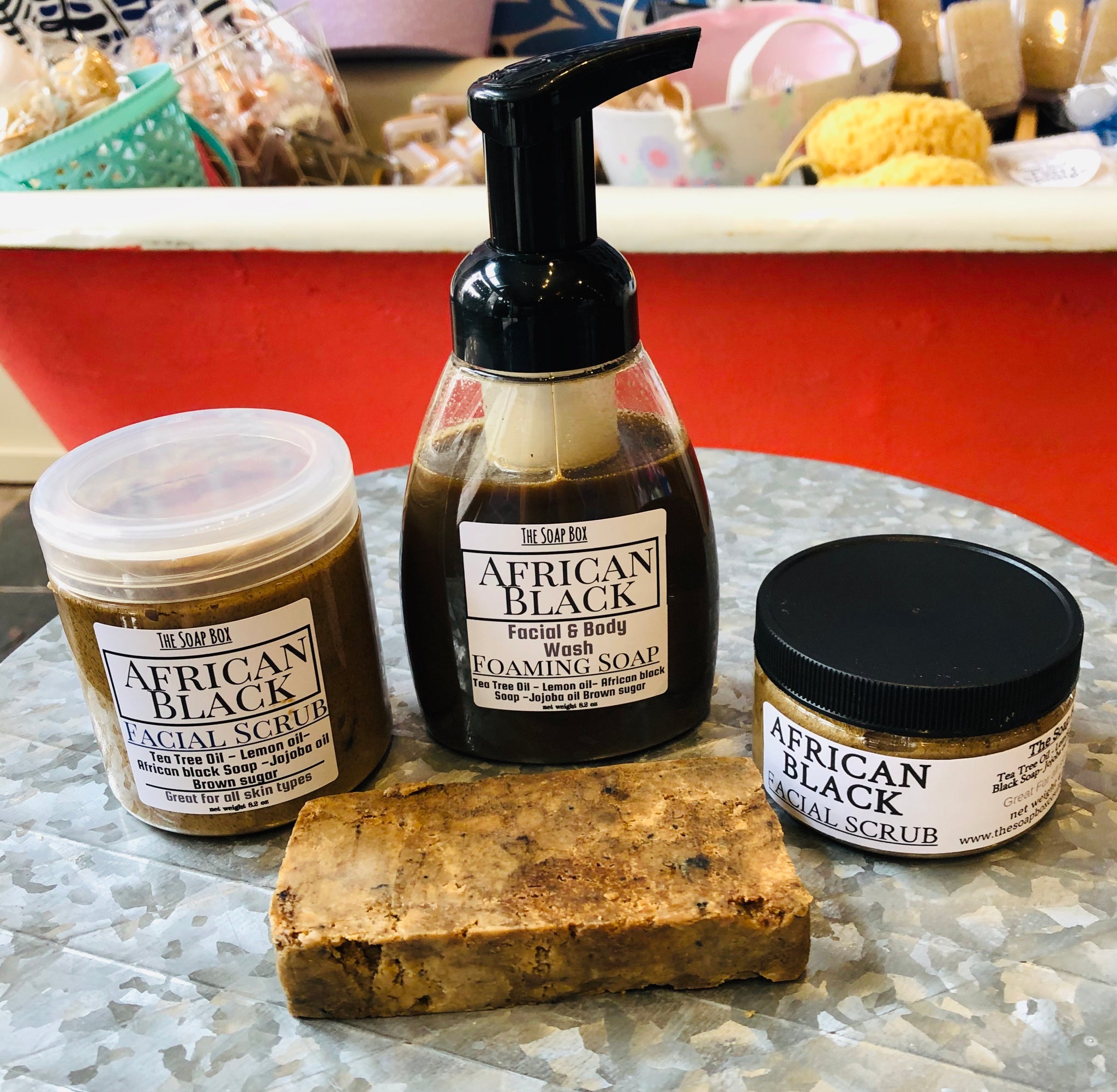 African black items – The Soap Box
