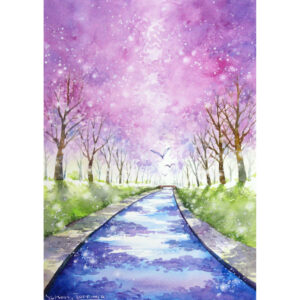 月影 #2 | Yukari.Tanemura ｜インテリア絵画 アートの専門通販