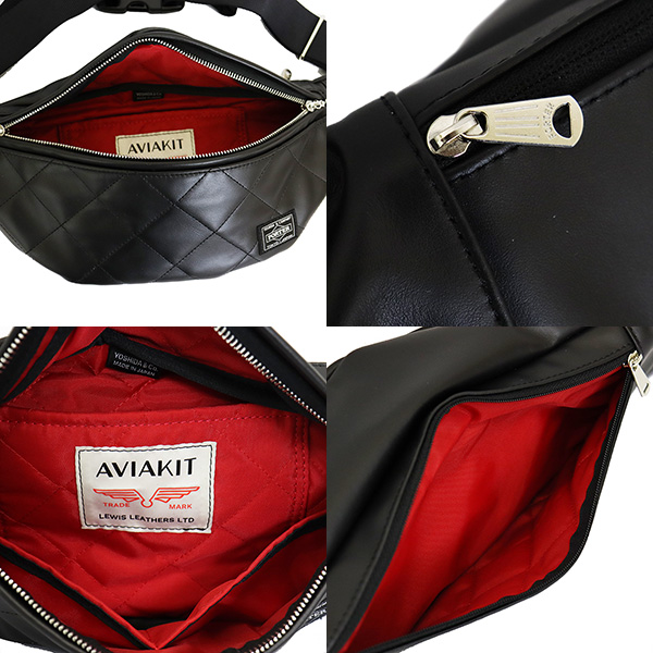 正規取扱店 Lewis Leathers (ルイスレザーズ) x PORTER WAIST BAG