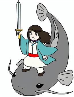 タケミカヅチノミコトイラスト｜無料イラスト・フリー素材なら