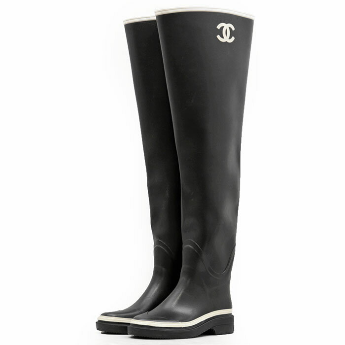 楽天市場】CHANEL レイン ブーツ（レディース靴｜靴）の通販