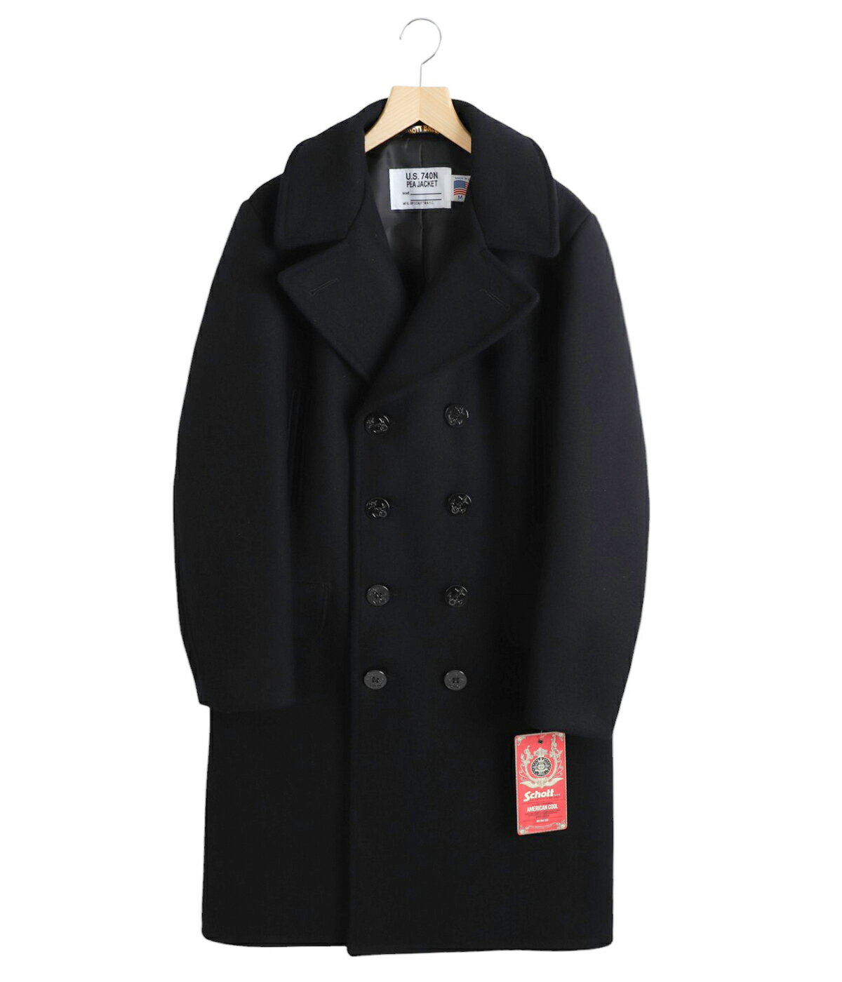 楽天市場】schott ピーコート ロング（コート・ジャケット｜メンズ