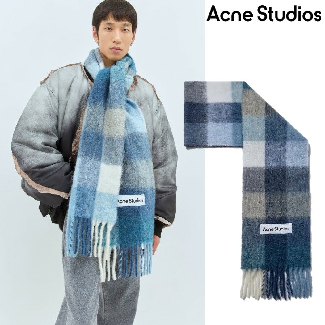 楽天市場】acne studios（カラーブルー）（マフラー・スカーフ｜バッグ