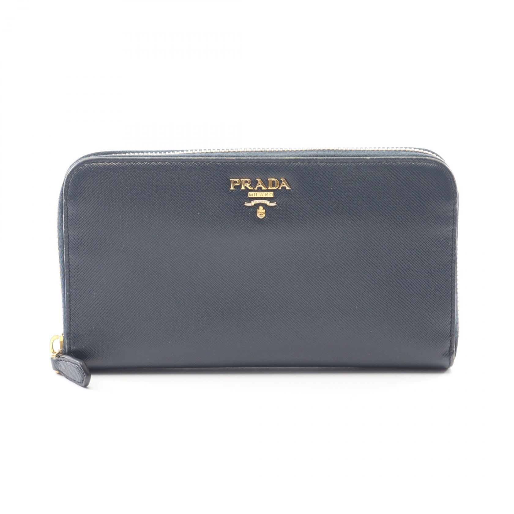 楽天市場】prada 財布 サフィアーノ ネイビーの通販