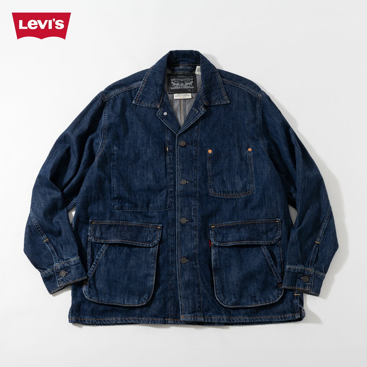 USED加工 LEVI'S カバーオール デニムジャケット R-8524 リーバイス