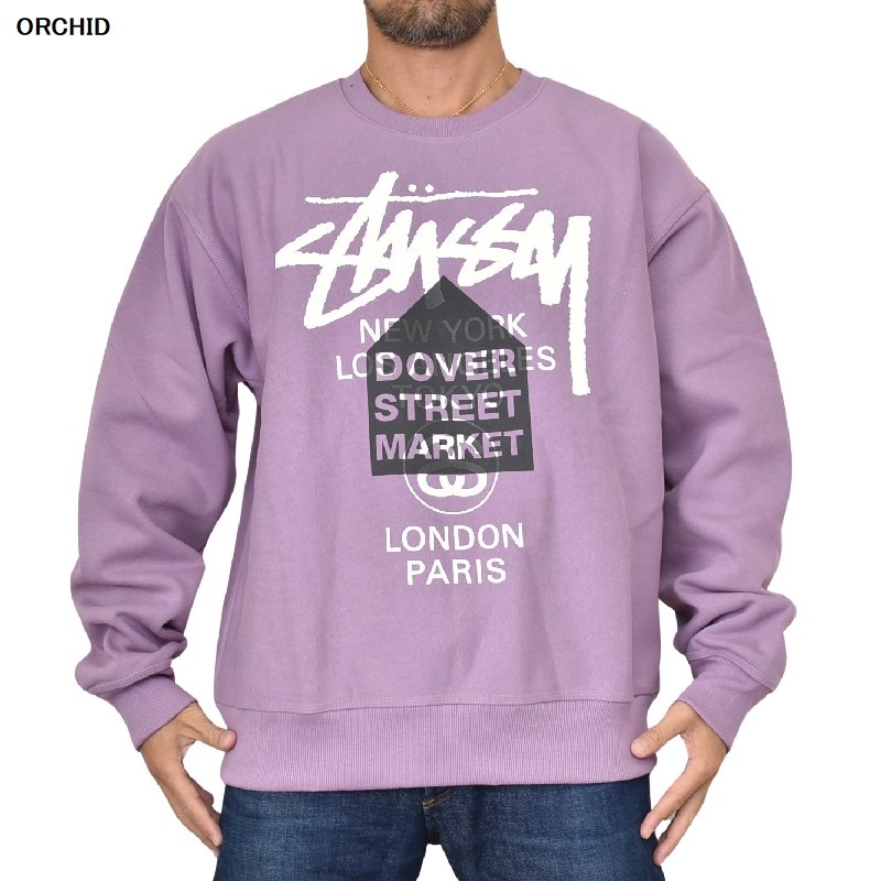 楽天市場】stussy（カラーパープル）（スウェット・トレーナー