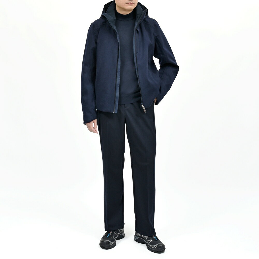 SEASE（シーズ）BALMA JACKET 2.0 カシミアフランネルフーディー
