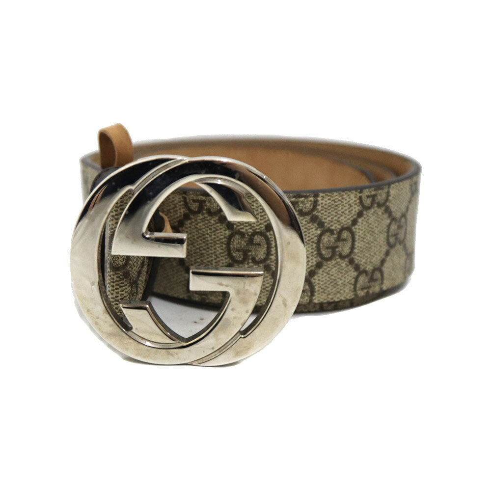 楽天市場】グッチ gucci インターロッキングgバックル レザー ベルトの通販