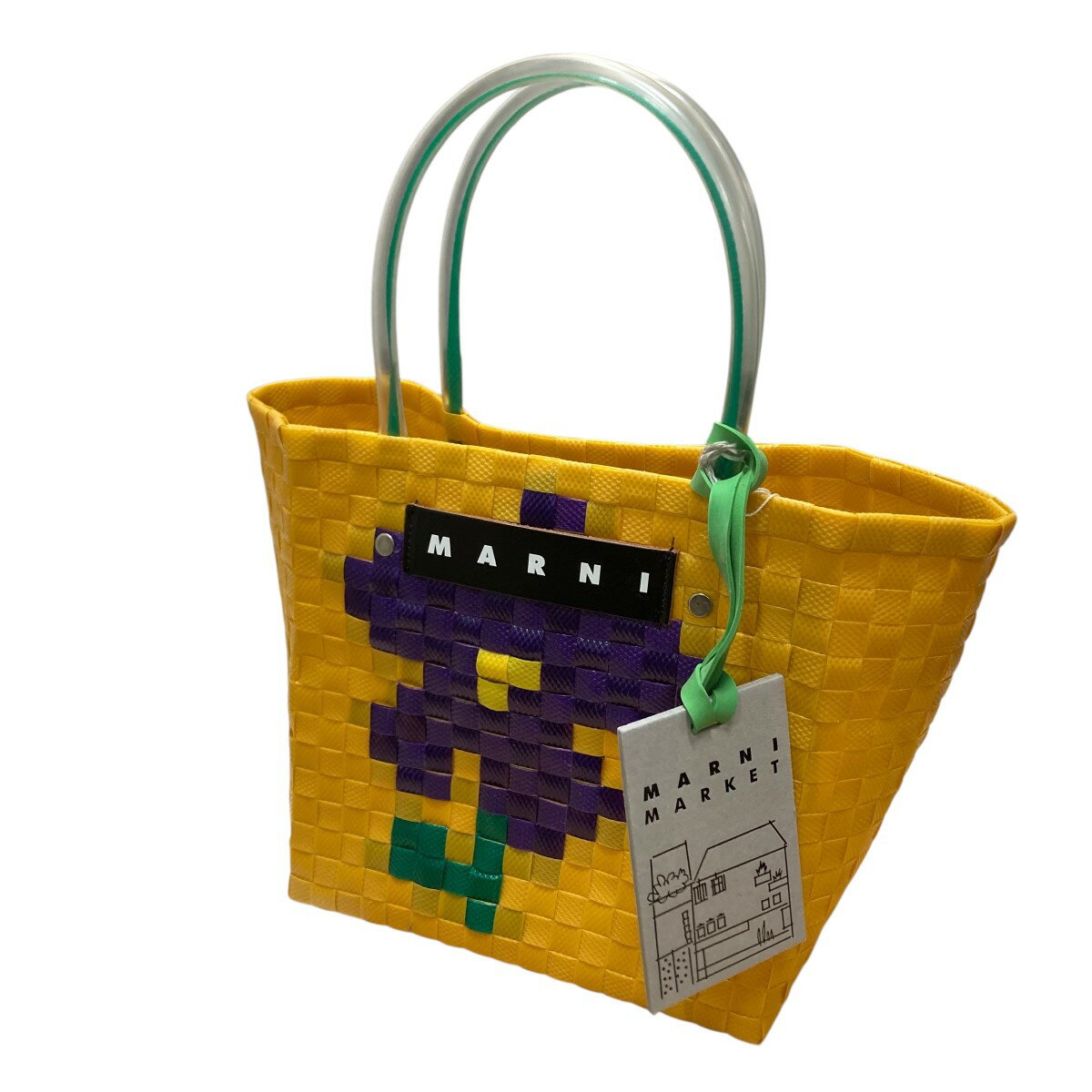 楽天市場】marni カゴバッグ（カラーイエロー）（バッグ・小物