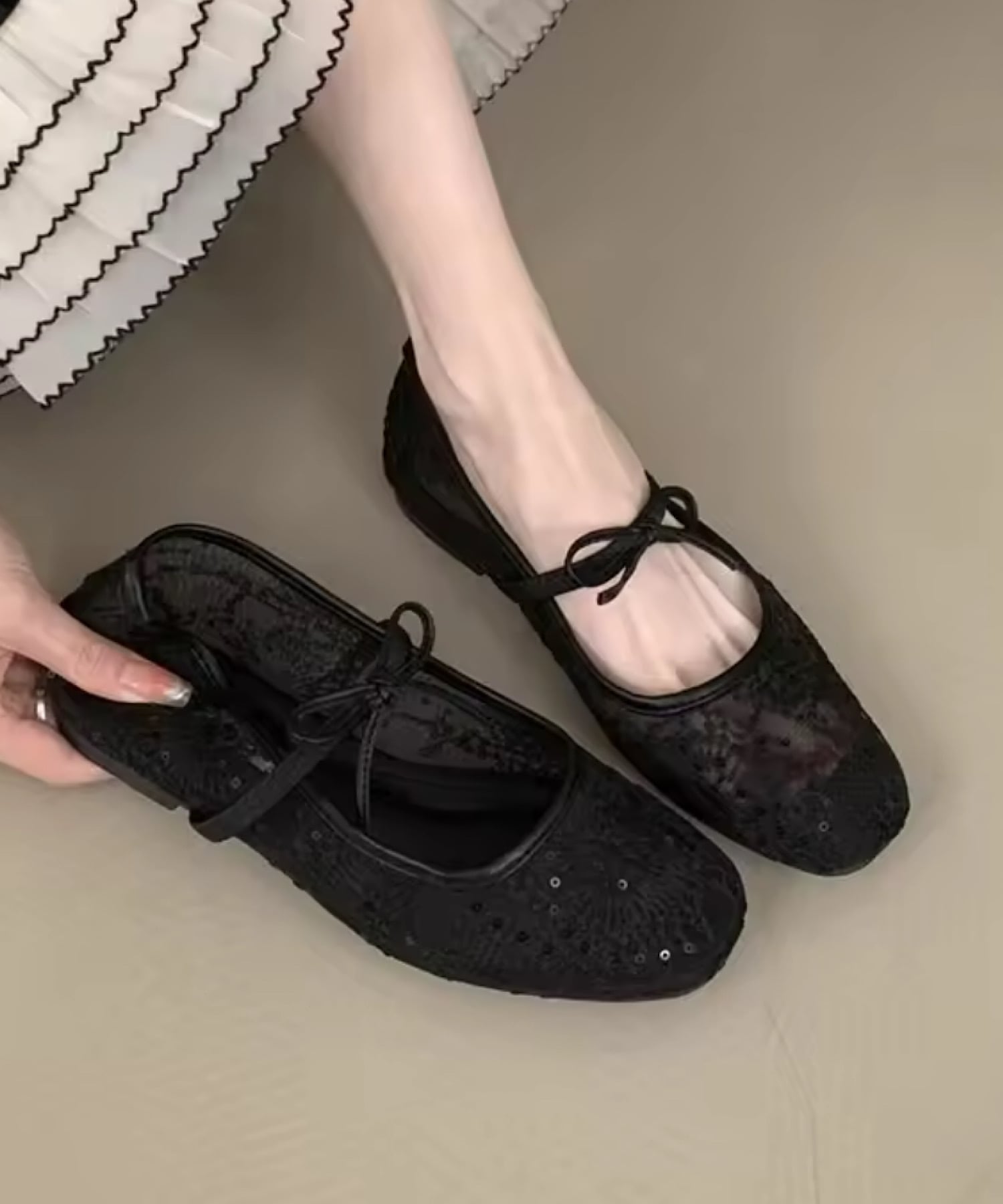 楽天市場】フラットシューズ リボン（パンプス｜レディース靴）：靴の通販