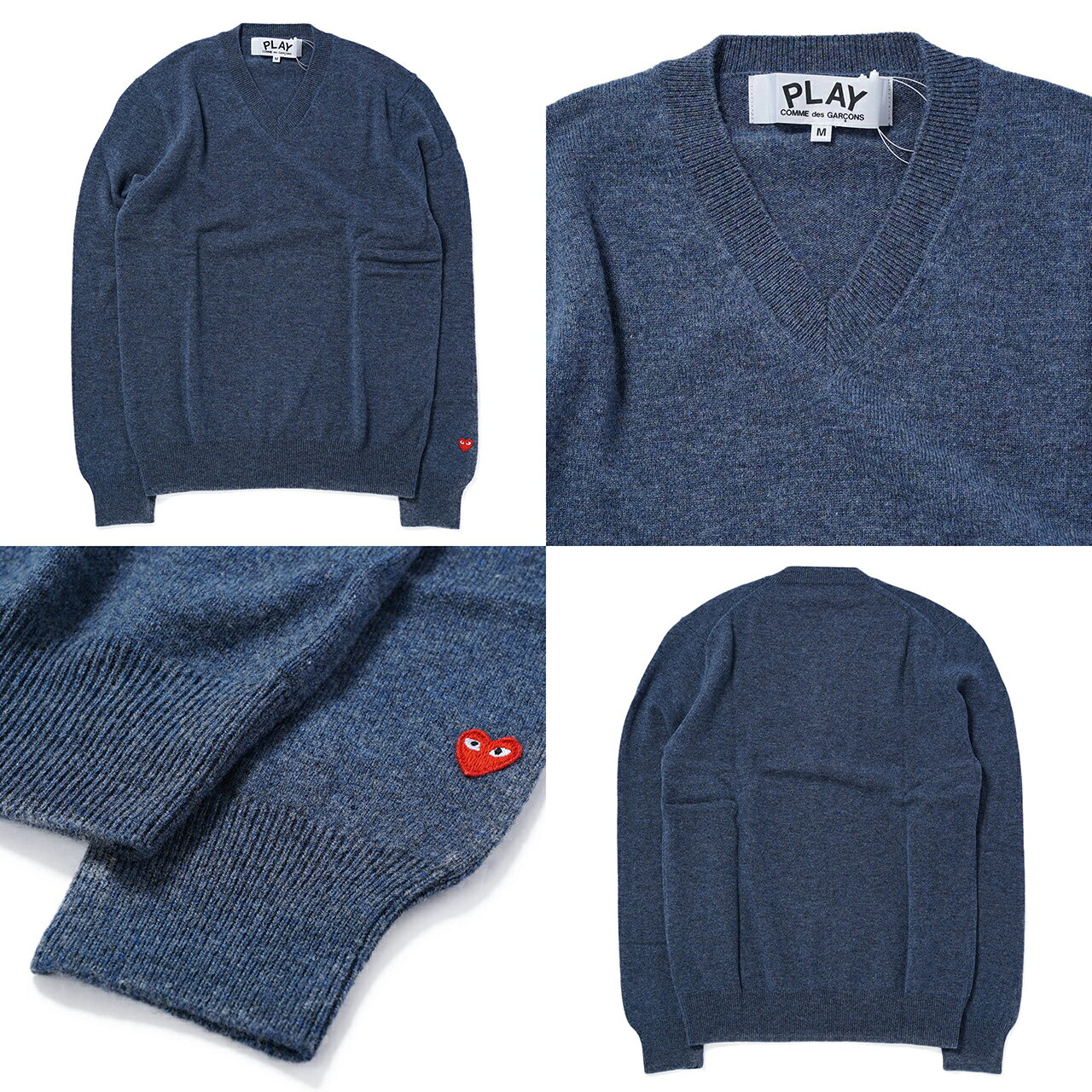 楽天市場】COMME des GARCONS（カラーネイビー）（ニット・セーター