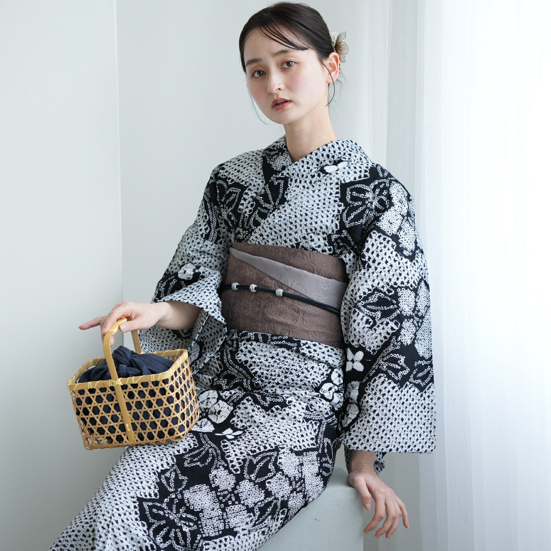 楽天市場】浴衣 絞り（浴衣セット｜和服）：レディースファッションの通販