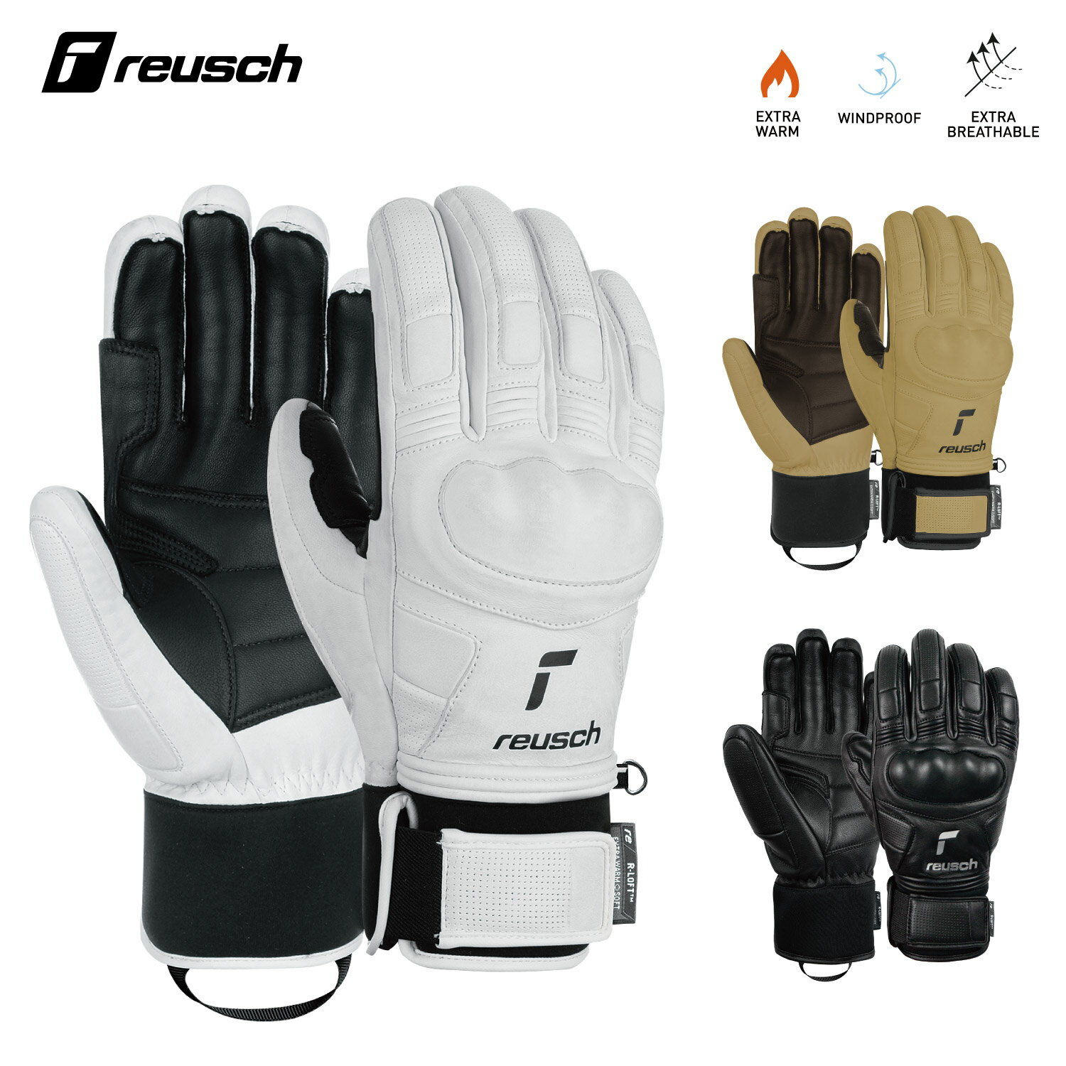 楽天市場】スキー グローブ reusch racing spiritの通販