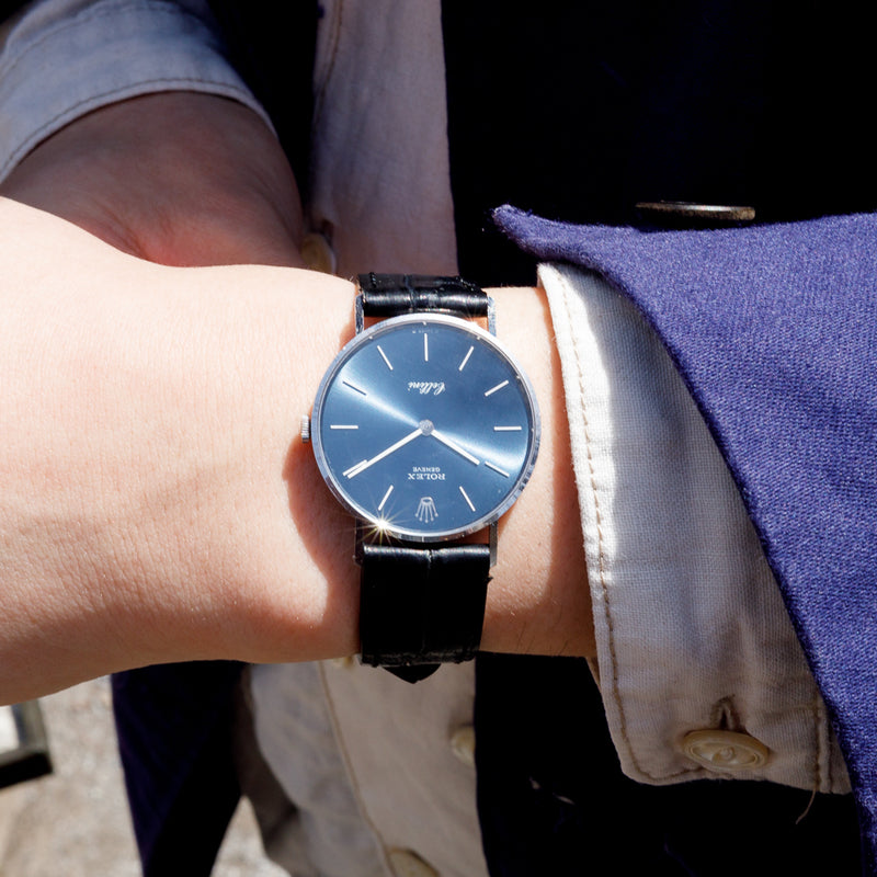 ROLEX Cellini Ref.3833 BLUE DIAL – TIMEANAGRAM