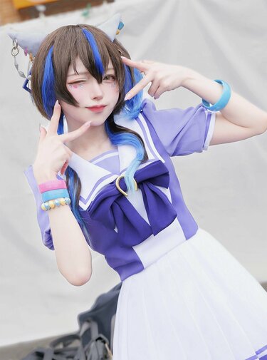 ポーズとメイクをギャルっぽく」を意識した、『ウマ娘』ダイタク