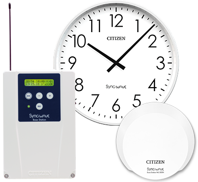 GPS衛星電波＋有線子時計対応 SyncWAVE 無線時計システム | シチズン