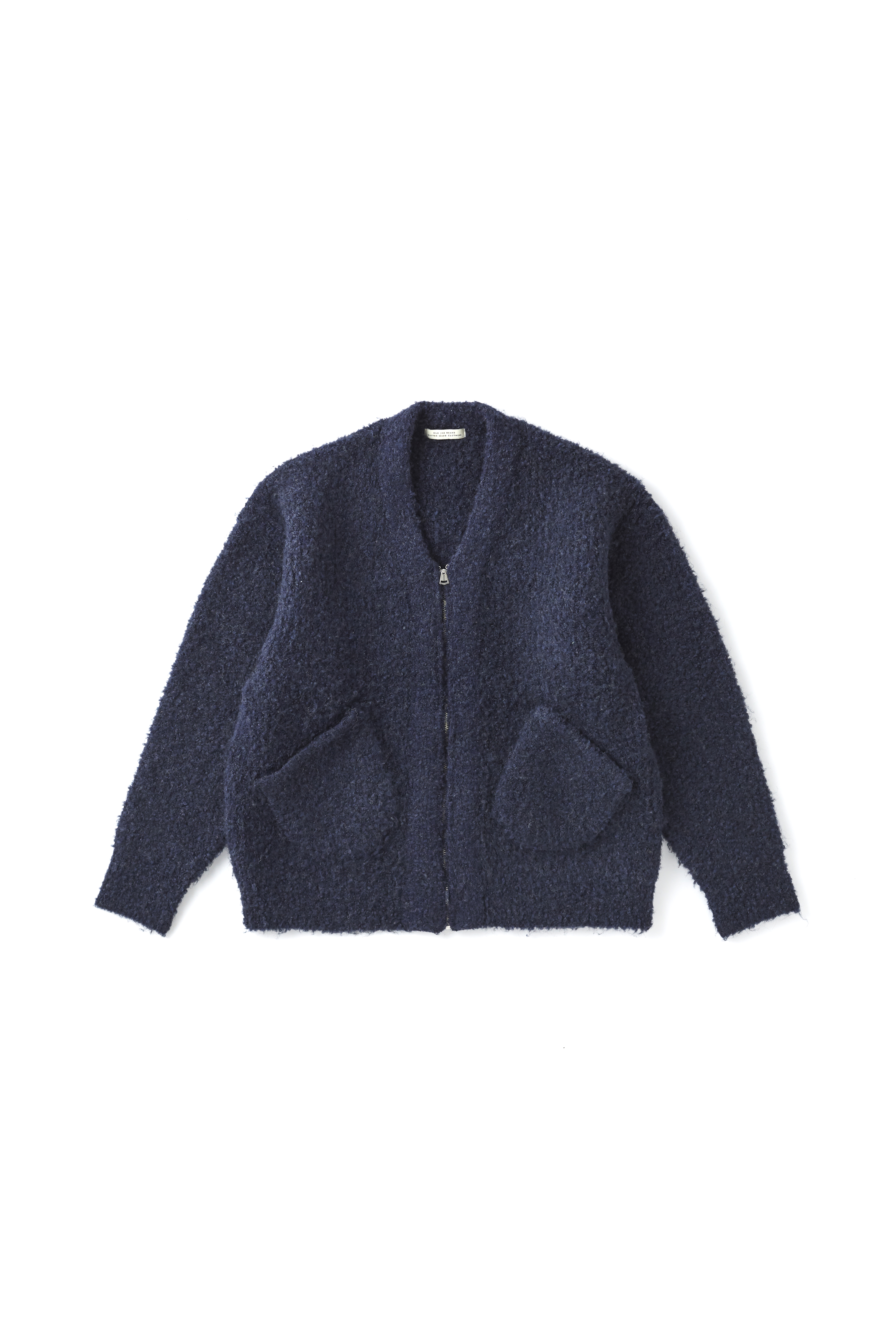 TIGHT / BOUCLE ALPAKA ZIP CARDIGAN（NOCTURNE）