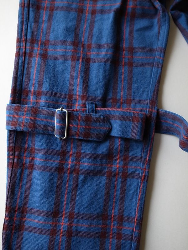 PEEL&LIFT bondage trousers modern with kilt キルト付きボンテージ