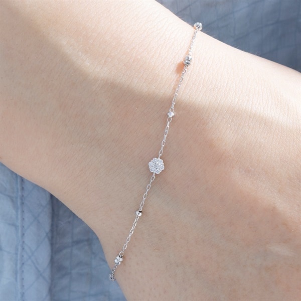 K18ホワイトゴールド ブレスレット | 111741133202 | 【公式】4