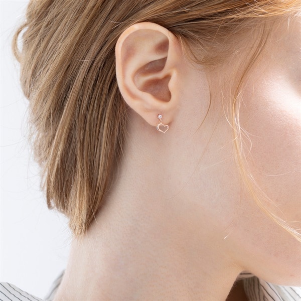 K10ピンクゴールド ピアス | 151416553104 | 【公式】Canal4℃ (カナル