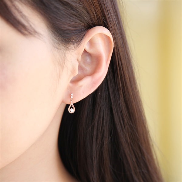 K10ピンクゴールド ピアス | 151746153101 | 【公式】Canal4℃ (カナル