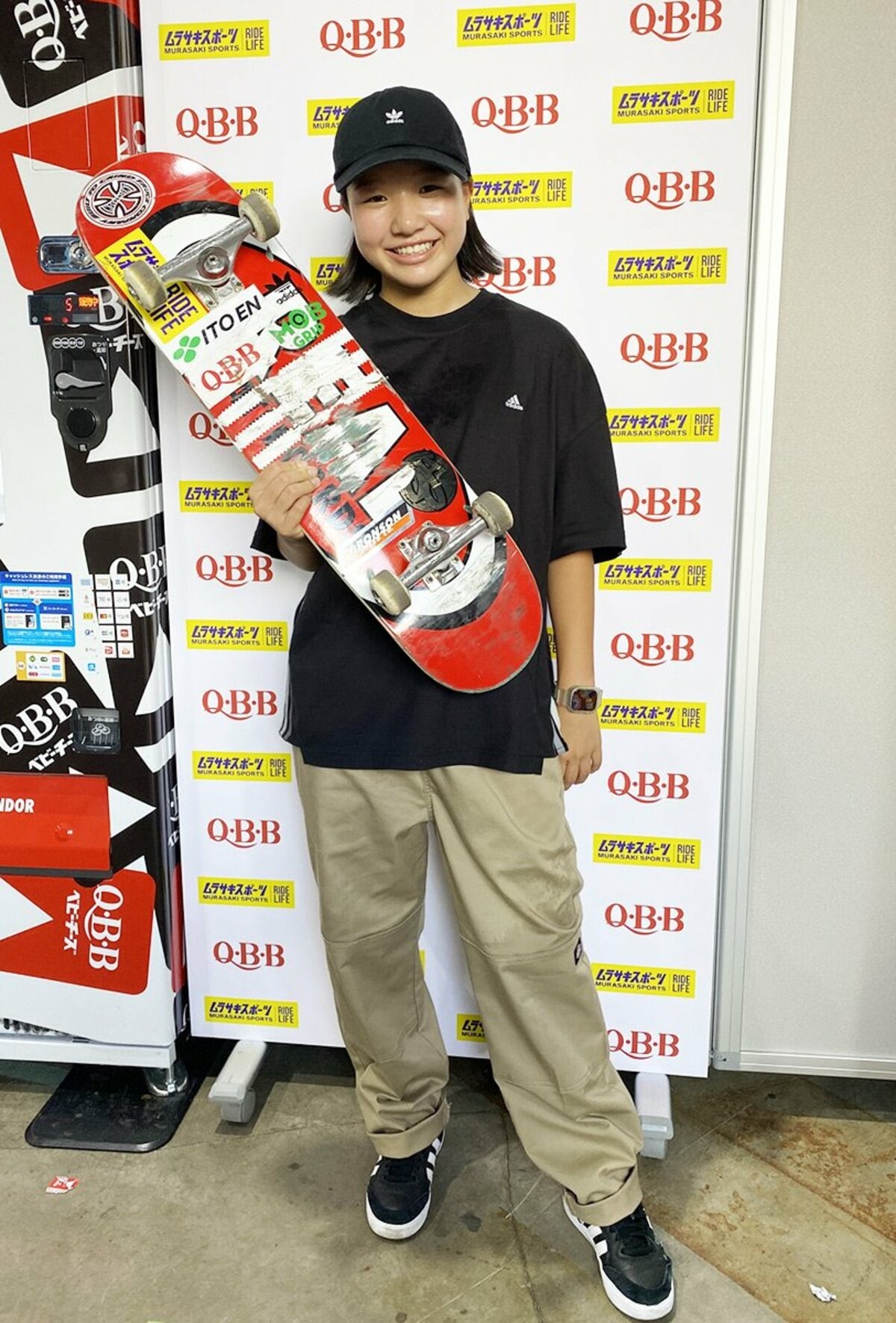 スケボー五輪女王の14歳・西矢椛 「めちゃ短かった」中学最後の