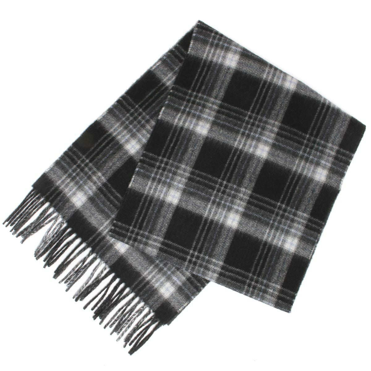 セリーヌ ストール/マフラー レディース 千鳥格子 ブラウン&ブルー