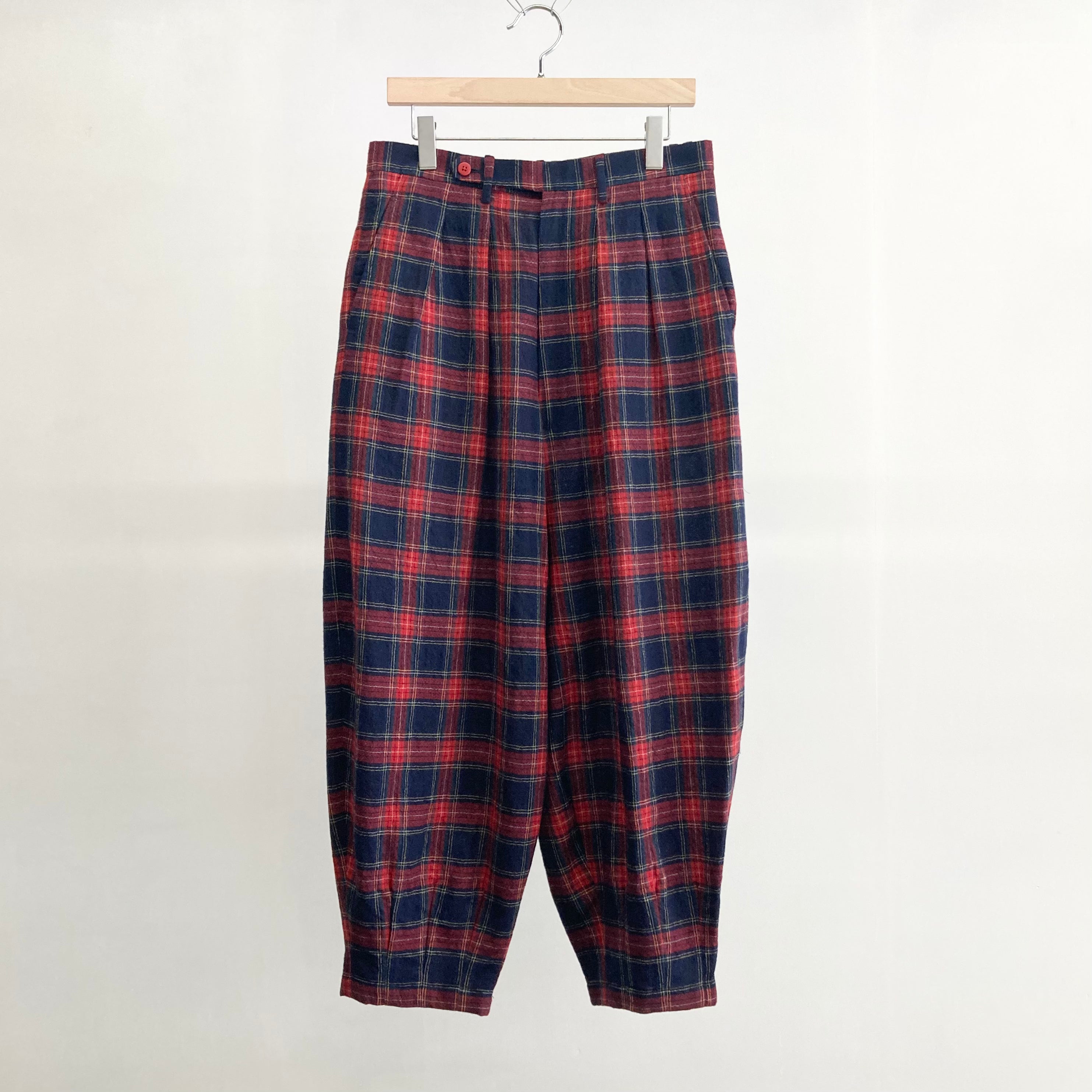 m's braque】NEW HAREM PANTS / Tartan Check – TOKIS