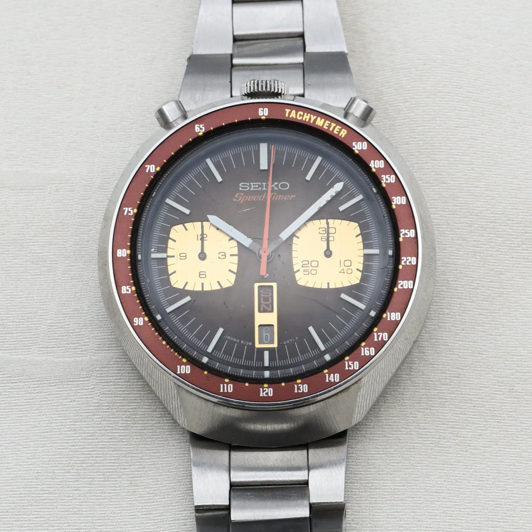 セイコー スピードタイマー クロノグラフ Ref.6138-0040 (茶馬） – 時