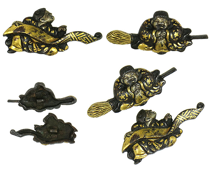 日本刀の目貫・寒山拾得｜日本刀・刀剣販売専門・東京【十拳-TOKKA-】