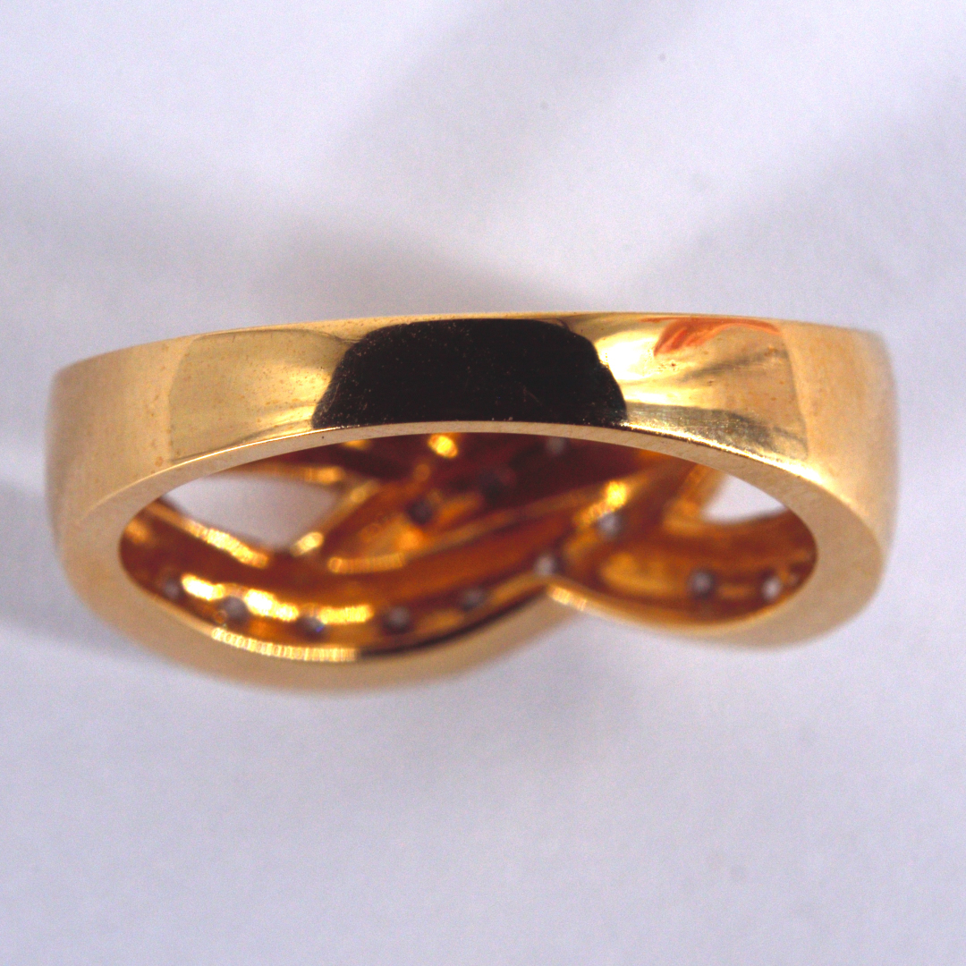 K18 ダイヤモンドリング 0.52ct 14号 | 中古通販 | 【公式】TORAFUKU(虎福)