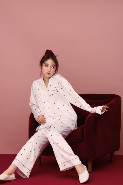 Chuuchiru】ジェラートピケ❤︎バレンタインチョコ柄サテンセット