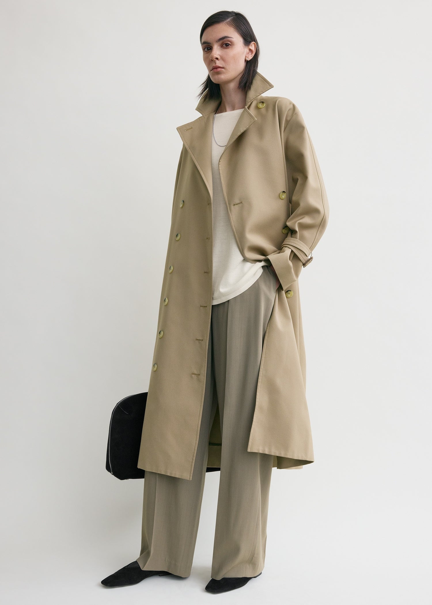 Signature trench khaki – TOTEME