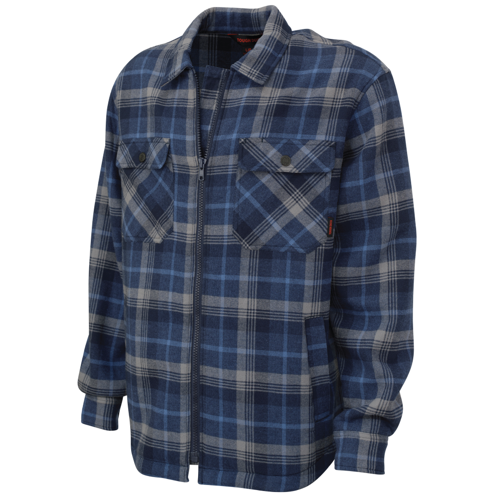 WS15 - Sherpa-Bonded Flannel Jac-Shirt