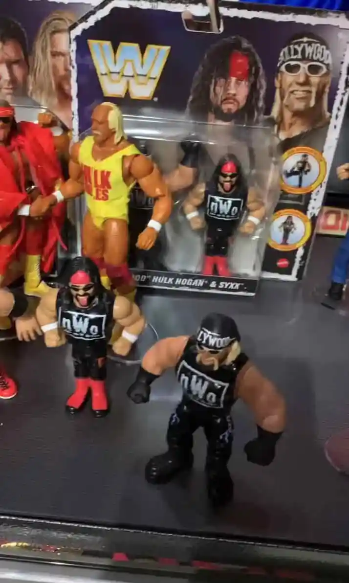 NWO WWE Retro Figure 2-Packs On Display