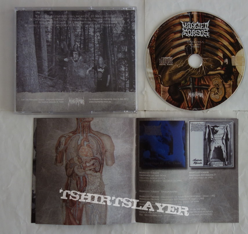 Mangled Torsos - Drawings of the dead - Re-release | TShirtSlayer