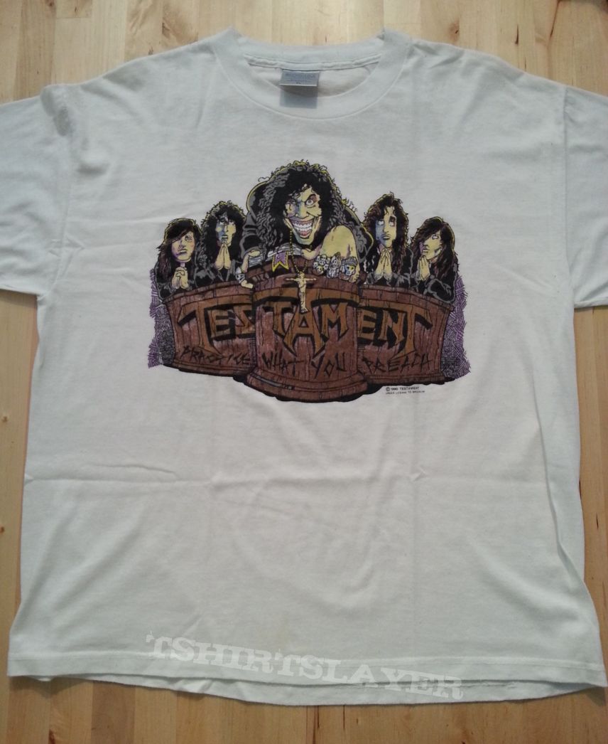 Testament - Practice What You Preach Tour 1990 | TShirtSlayer